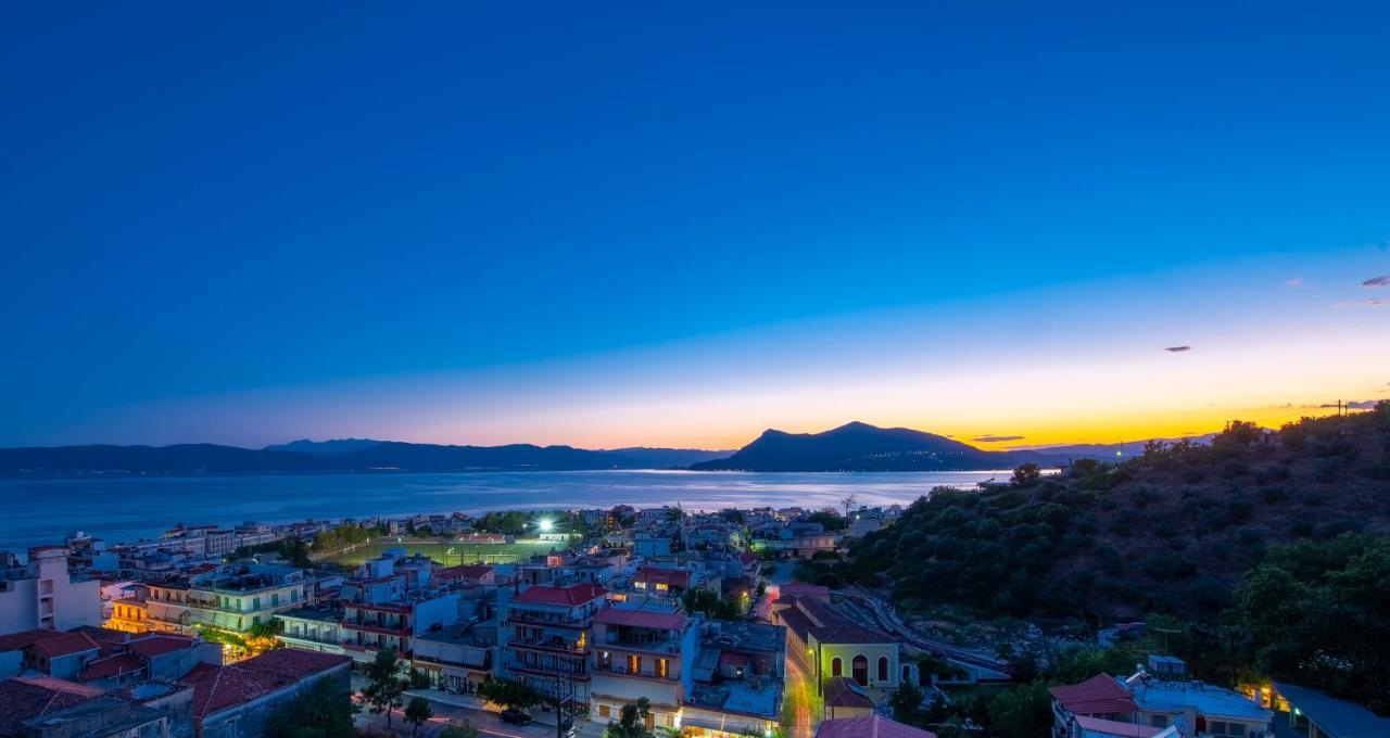 Panoramic View!Penthouse 120Qm Of Sea & Mountain Vila Loutra Edipsou  Exterior foto
